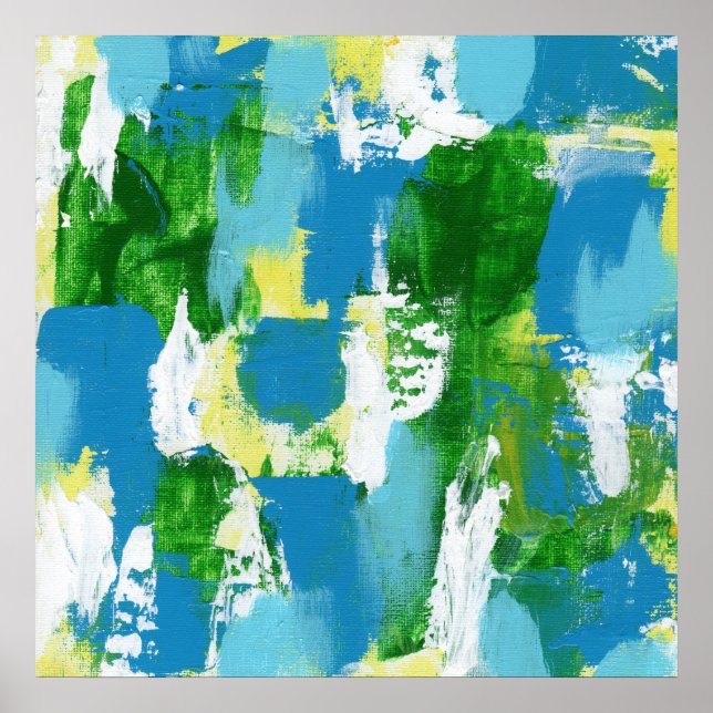 Abstrakter Ausdruck #5 von Michael Moffa Poster (Vorne)