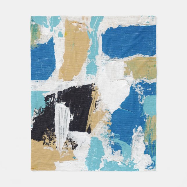 Abstrakter Ausdruck #6 durch Michael Moffa Fleecedecke (Vorderseite)
