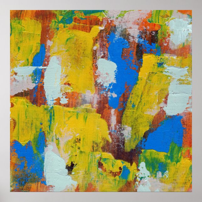 Abstrakter Ausdruck #8 von Michael Moffa Poster (Vorne)