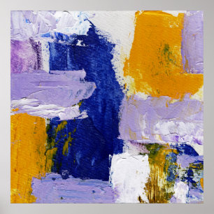 Abstrakter Ausdruck #9 von Michael Moffa Poster