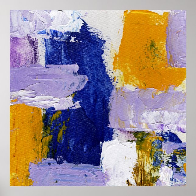 Abstrakter Ausdruck #9 von Michael Moffa Poster (Vorne)