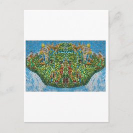 Abstrakter Ausdruck: "ESTEPONA DANCING" Postkarte