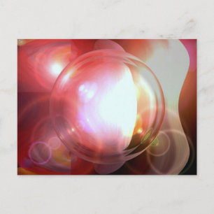 Abstrakter Ball Postkarte