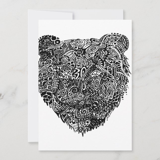 Abstrakter Bär_ Ankündigung (Vorderseite)