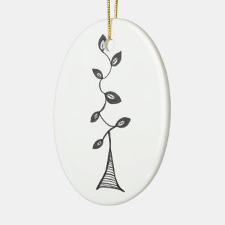 Abstrakter Baum der Leben-Verzierung Keramikornament