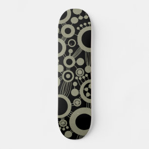 Abstrakter Baum - Farbtex 04 Skateboard