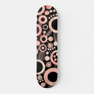 Abstrakter Baum - Farbtex 05 Skateboard