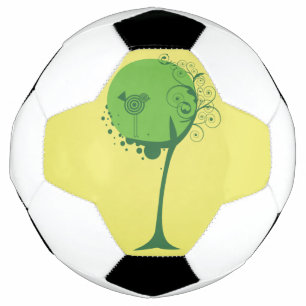 Abstrakter Baum-Fußball Fußball