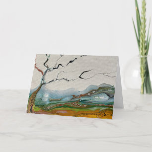 Abstrakter Baum Karte