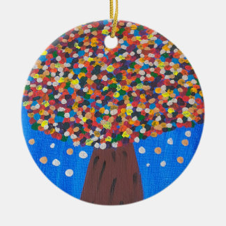 Abstrakter Baum Keramik Ornament