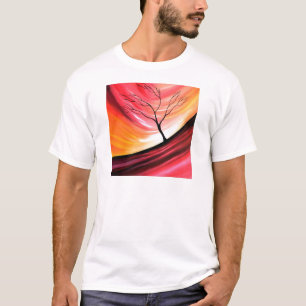Abstrakter Baum - moderne Kunst T-Shirt
