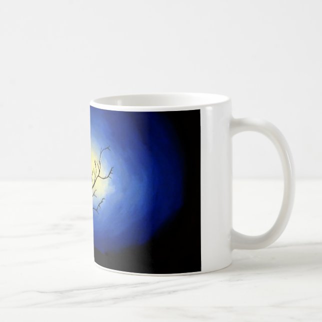 Abstrakter Baum - Moderne Kunst Tasse (Rechts)