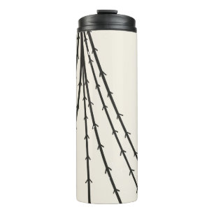 Abstrakter Baum Mond Thermosbecher
