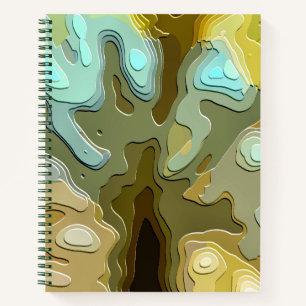 ABSTRAKTER BAUM NOTIZBUCH