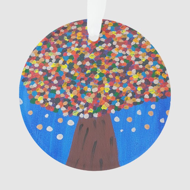 Abstrakter Baum Ornament (Vorderseite)
