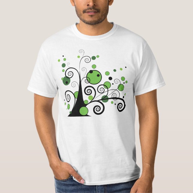 Abstrakter Baum T-Shirt (Vorderseite)