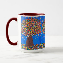 Abstrakter Baum Tasse