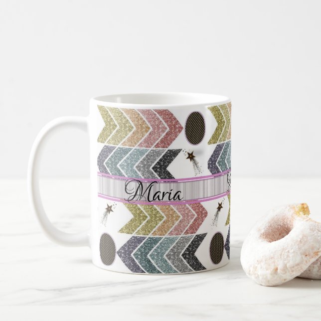 Abstrakter Becher Kaffeetasse (Mit Donut)