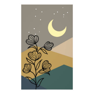 Abstrakter Berg Fotodruck