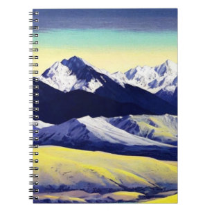 Abstrakter Berg Notebook-Journal Notizblock