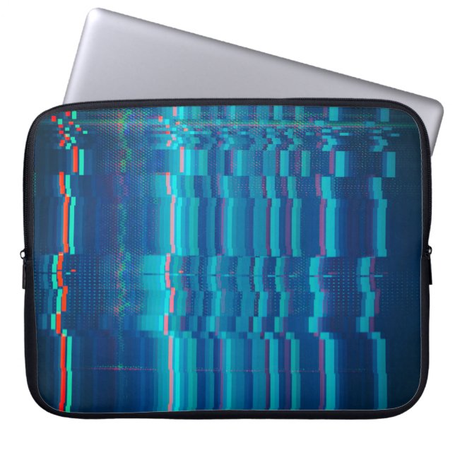 Abstrakter Bildschirm Laptopschutzhülle (Vorderseite)