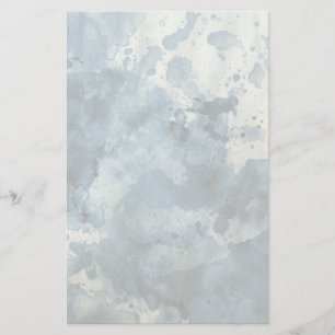 Abstrakter blauer Aquarellhintergrund Briefpapier