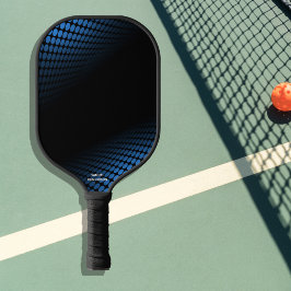 Abstrakter blauer Halbton-Punkt-Benutzerdefinierte Pickleball Schläger