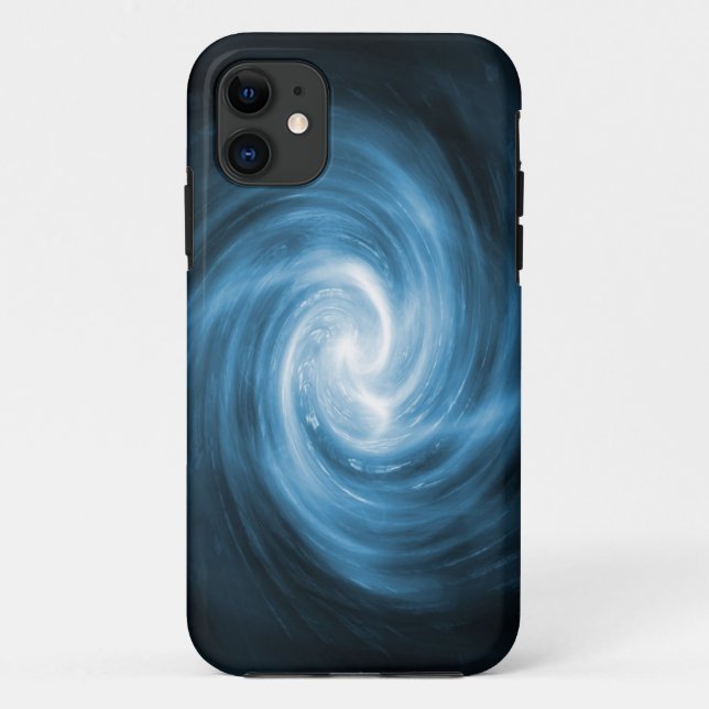 Abstrakter blauer Strudel iPhone 5 Kasten Case-Mate iPhone Hülle (Rückseite)