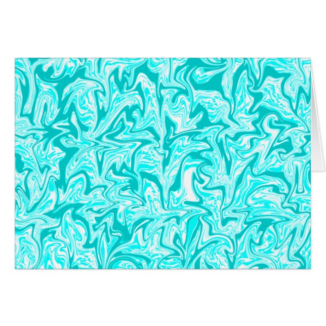 Abstrakter Blauer Swirl (Vorderseite (Horizontal))