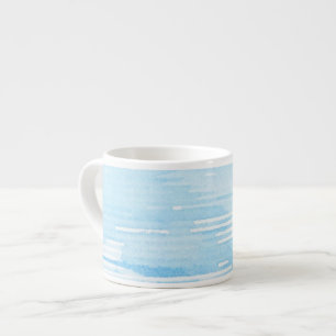 Abstrakter blauer Wasserfarbhintergrund, Textur. 2 Espressotasse