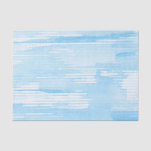Abstrakter blauer Watercolorhintergrund, Seidenpapier