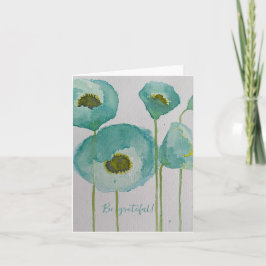 Abstrakter Blaumohn