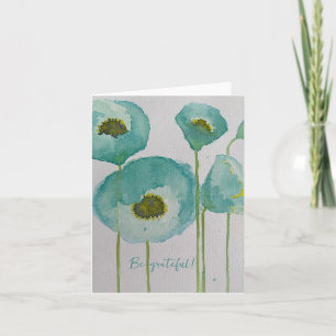 Abstrakter Blaumohn