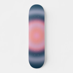 Abstrakter Blaustrahler Skateboard