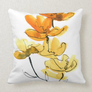 Abstrakter Blumenhintergrund Kissen