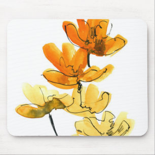 Abstrakter Blumenhintergrund Mousepad