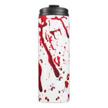 Abstrakter blutiger Spritzer und Handprints