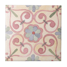 Abstrakter bohemianischer Blumenretro