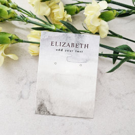 Abstrakter Boho Beach Earring Display Visitenkarte