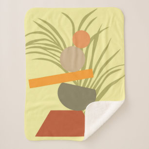 Abstrakter botanischer Genuss Sherpadecke