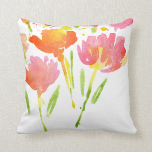 Abstrakter Bouquet mit gemischten Blume 3 Kissen