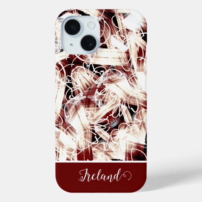 Abstrakter, brauner Fall für iPhone-Fall Case-Mate iPhone Hülle (Rückseite)