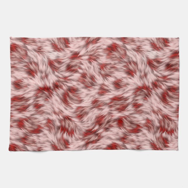 Abstrakter brauner Stofftexturhintergrund Geschirrtuch (Horizontal)