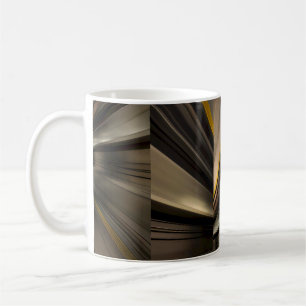 Abstrakter Bronze-Licht-Mug Kaffeetasse