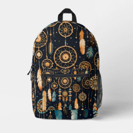 Abstrakter bunter Dreamcatcher Bedruckter Rucksack
