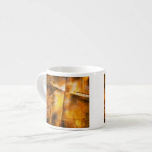 abstrakter bunter Hintergrund der Kunst Espressotasse