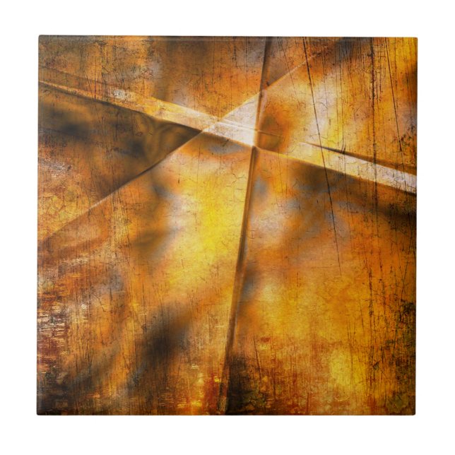 abstrakter bunter Hintergrund der Kunst Fliese (Vorderseite)