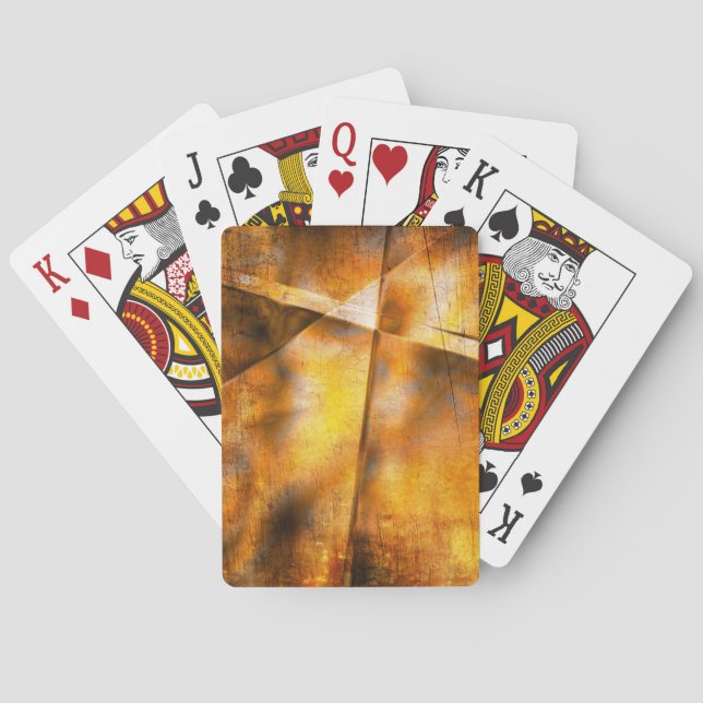 abstrakter bunter Hintergrund der Kunst Spielkarten (Rückseite)