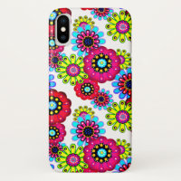 Abstrakter Cartoon Blume Blumenkinder skandinav