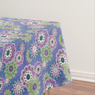 Abstrakter Cartoon Blume Blumenkinder skandinav Tischdecke